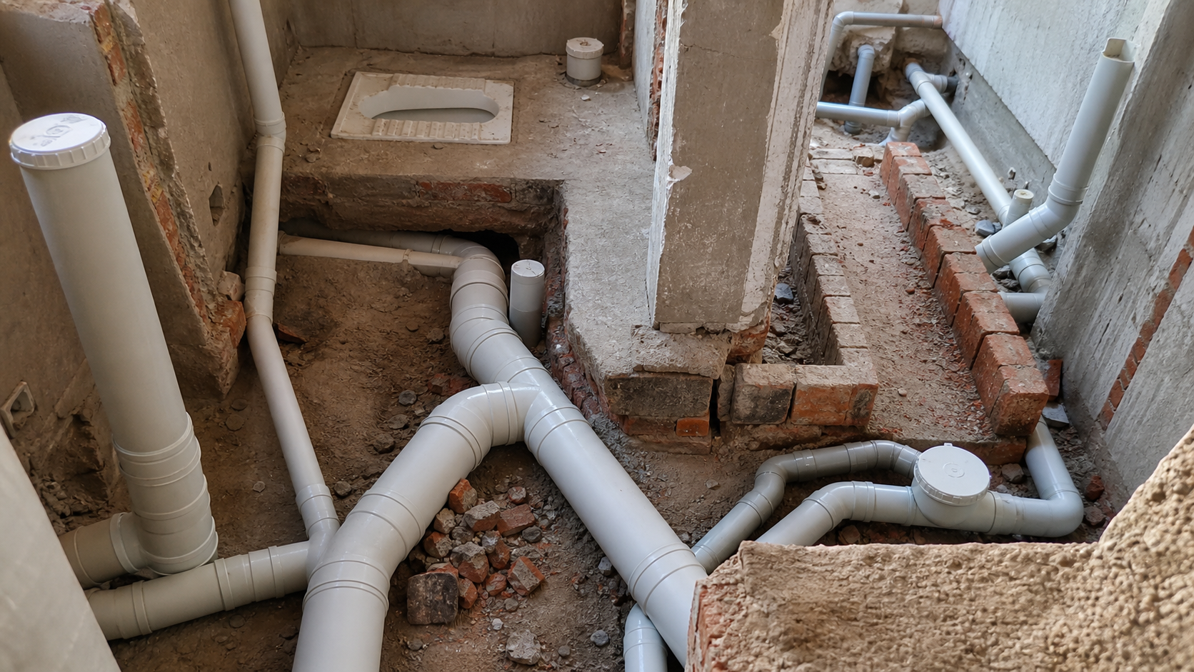 Commercial Drainage, Waste & Sewerage Piping Infrastructure